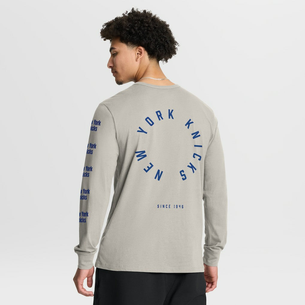 New York Knicks Crossover Collection Ball Screen Action Premium Long Sleeve T-Shirt Discount
