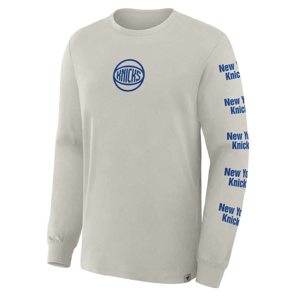 New York Knicks Crossover Collection Ball Screen Action Premium Long Sleeve T-Shirt Discount