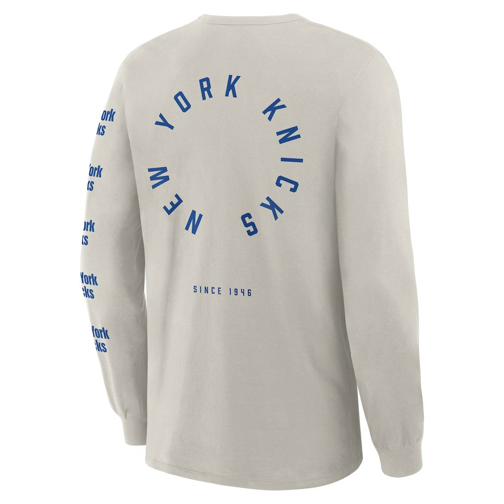 New York Knicks Crossover Collection Ball Screen Action Premium Long Sleeve T-Shirt Discount