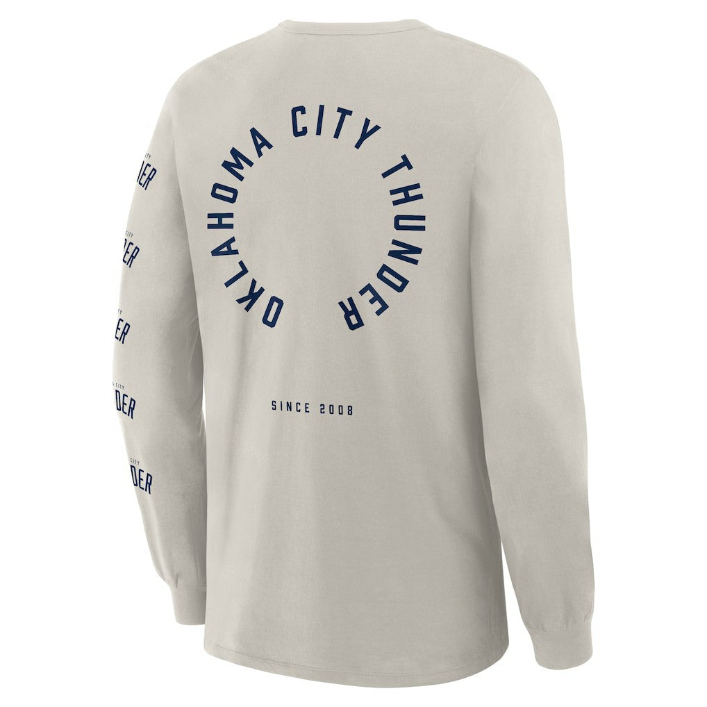 Oklahoma City Thunder Crossover Collection Ball Screen Action Premium Long Sleeve T-Shirt New