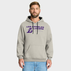 Los Angeles Lakers Crossover Collection Blocked Shot Premium Pullover Hoodie New