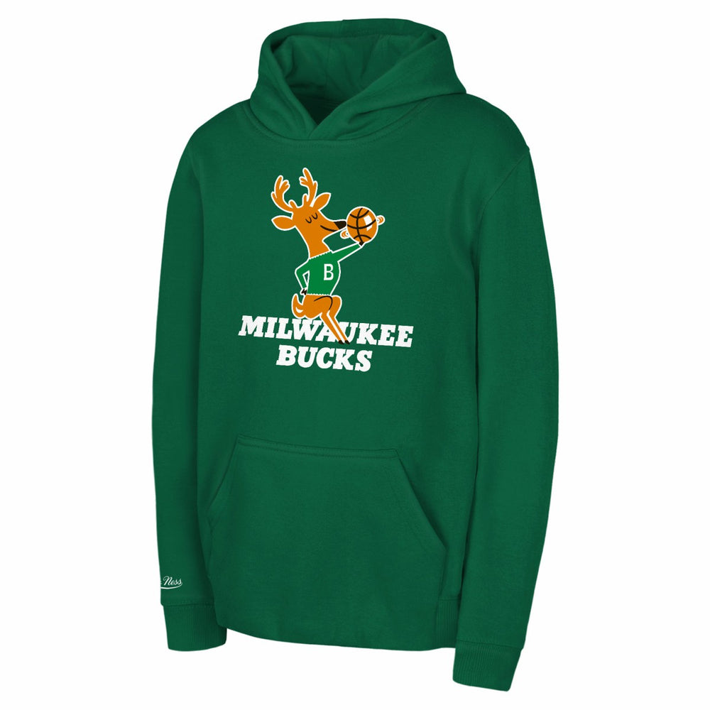 Milwaukee Bucks Preschool Retro Logo Pullover Hoodie Online