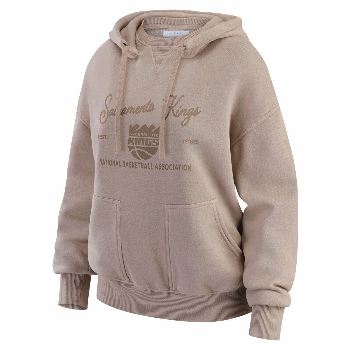 Sacramento Kings WEAR by Erin Andrews Women's Washed Pullover Crewdie Online