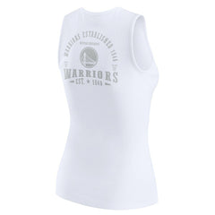 Golden State Warriors WEAR by Erin Andrews Women's Rib-Knit Henley Tank Top sale Online