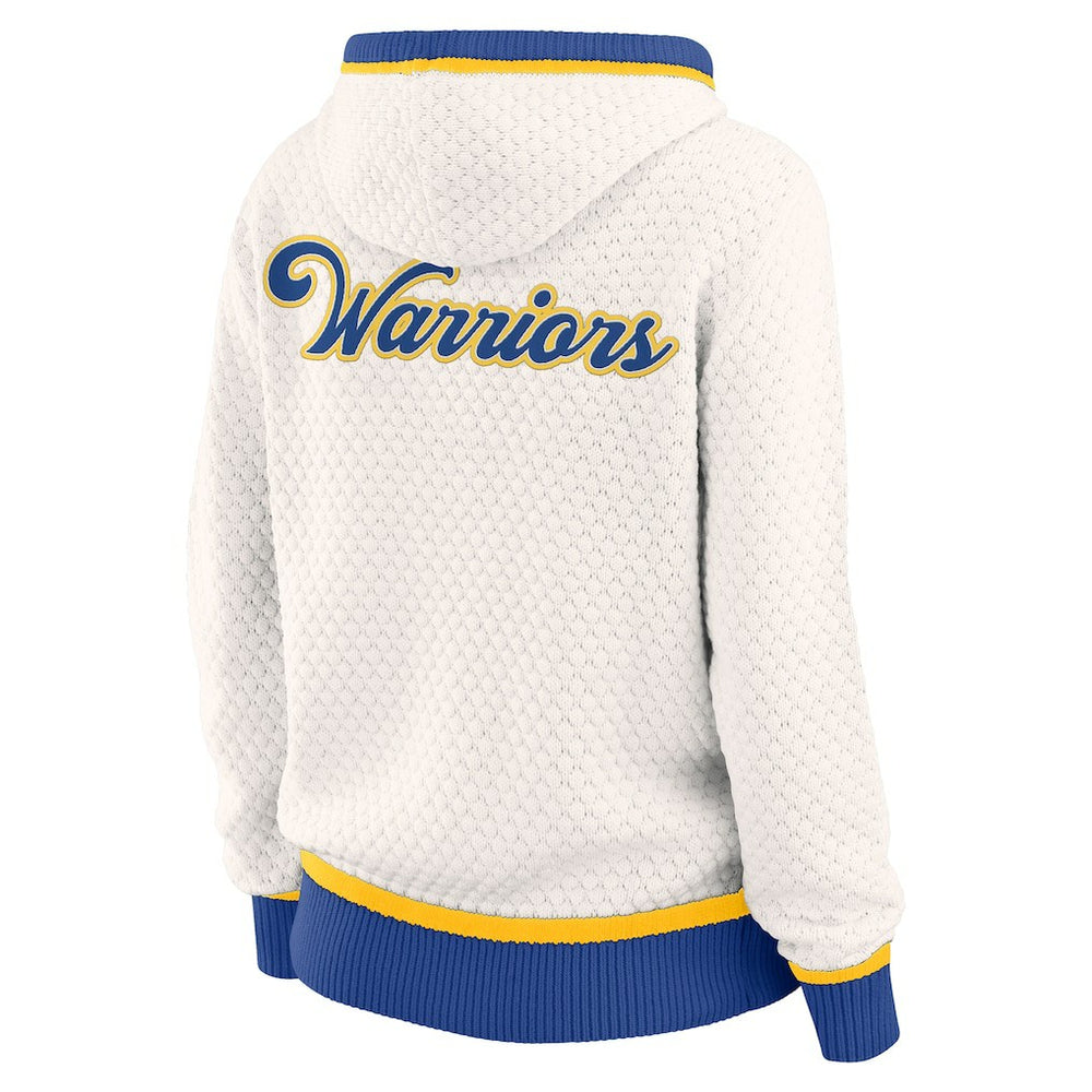 Golden State Warriors WEAR by Erin Andrews Women's Plus Size Hoodie Sweater sale On Sale