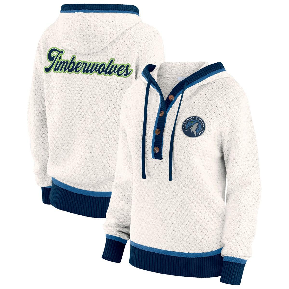 Minnesota Timberwolves WEAR by Erin Andrews Women's Plus Size Hoodie Sweater Online