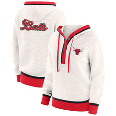 Chicago Bulls WEAR by Erin Andrews Women's Plus Size Hoodie Sweater For Sale