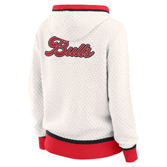 Chicago Bulls WEAR by Erin Andrews Women's Plus Size Hoodie Sweater For Sale