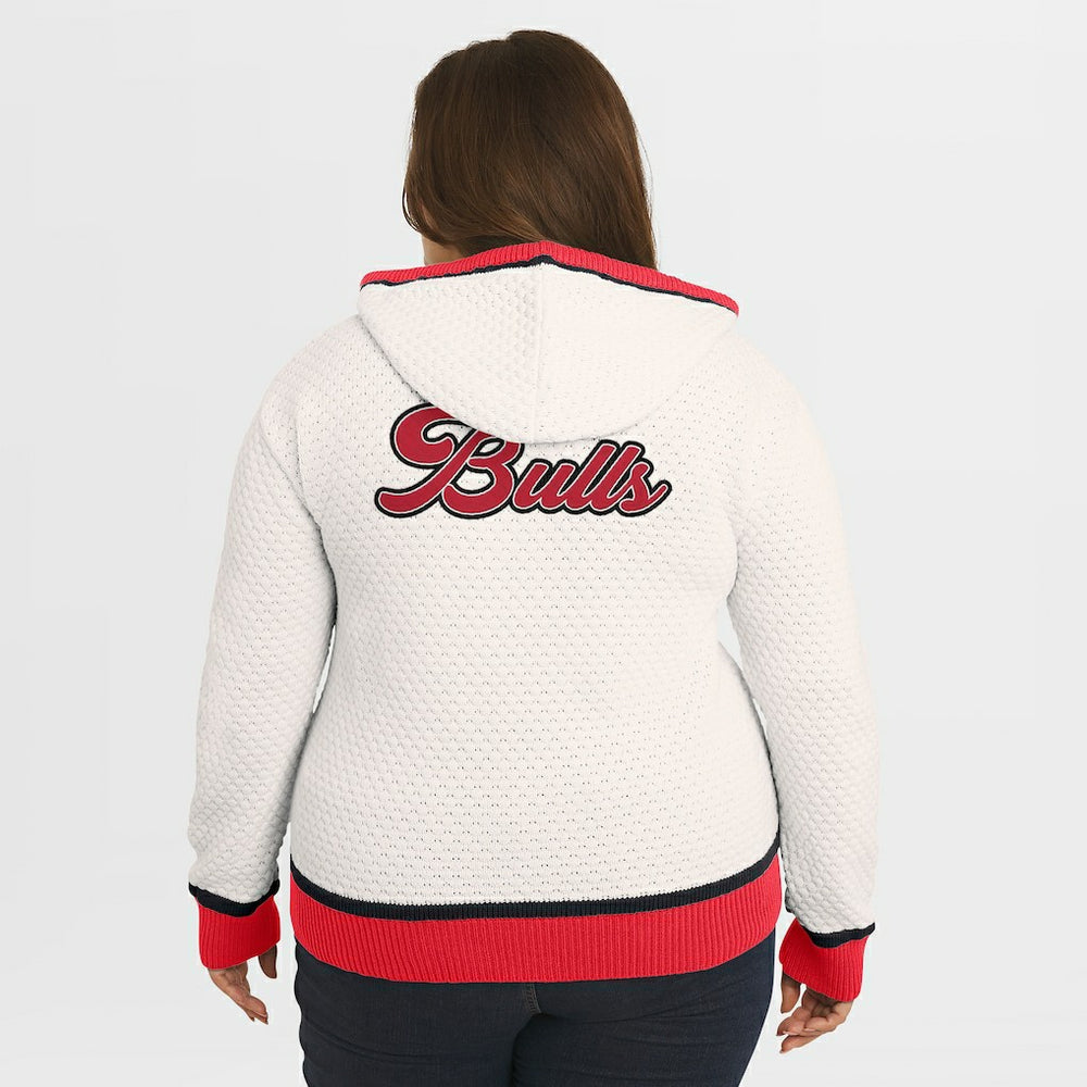 Chicago Bulls WEAR by Erin Andrews Women's Plus Size Hoodie Sweater For Sale