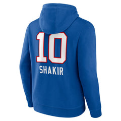 Buffalo Bills  Khalil Shakir  Team Wordmark Name & Number Pullover Hoodie