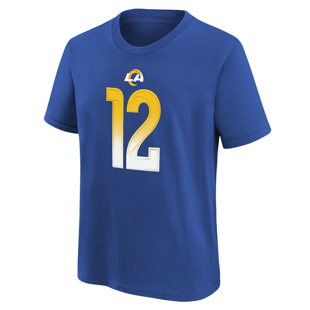 Los Angeles Rams Nike Puka Nacua  Youth Player Name & Number T-Shirt