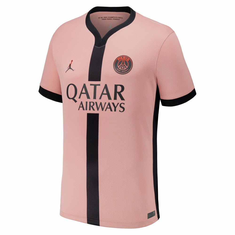 Khvicha Kvaratskhelia Paris Saint-Germain Youth 2024/25 Third Replica Player Jersey Pink - Nike