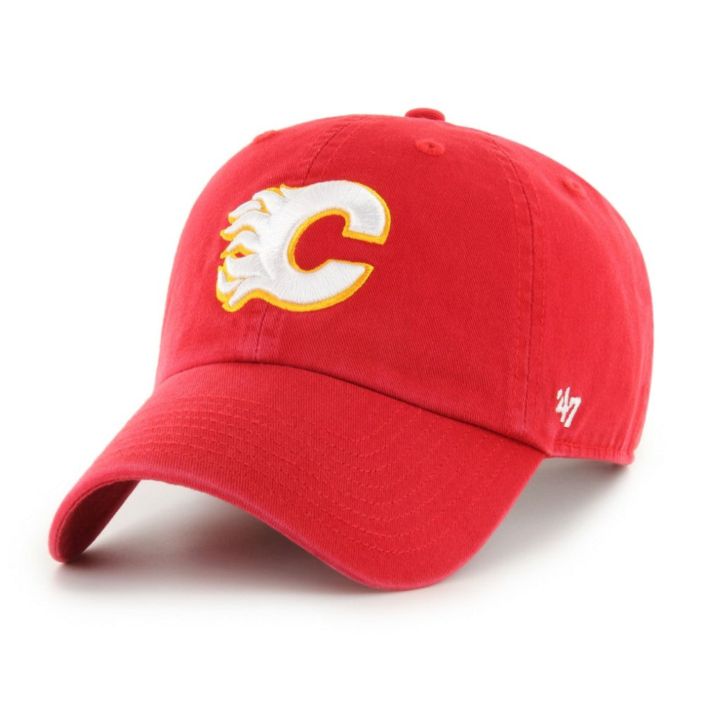 Calgary Flames '47 Core Logo Clean Up Adjustable Hat Outlet