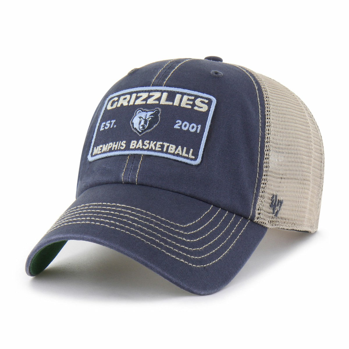 Memphis Grizzlies '47 Wabash Patch Clean Up Adjustable Hat Outlet