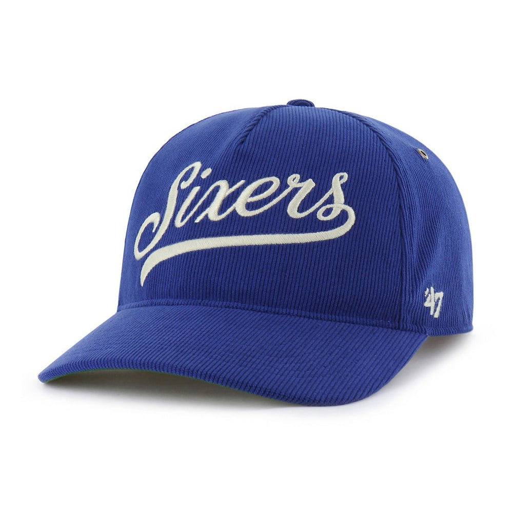 Philadelphia 76ers '47 Golden Age Relaxed Corduroy Hitch Adjustable Hat On Sale