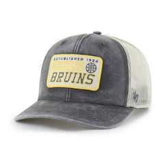 Boston Bruins '47 Canteen Pigment Dyed Patch Trucker Adjustable Hat Outlet