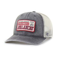Colorado Avalanche '47 Canteen Pigment Dyed Patch Trucker Adjustable Hat Discount
