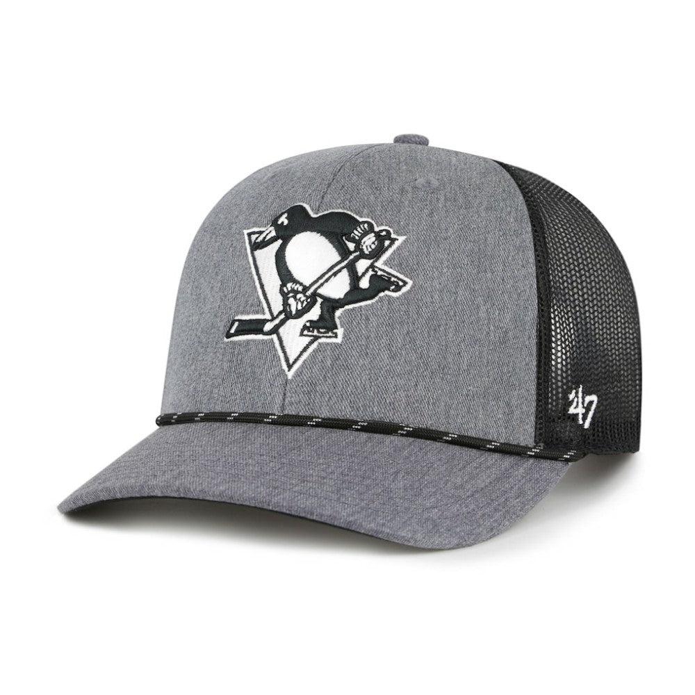 Pittsburgh Penguins '47 Carbon Rope Trucker Adjustable Hat Online