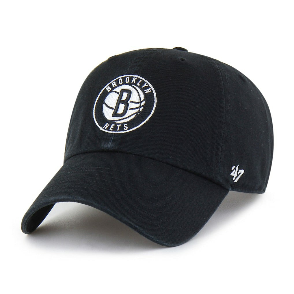 Brooklyn Nets '47 Core Logo Clean Up Adjustable Hat Outlet