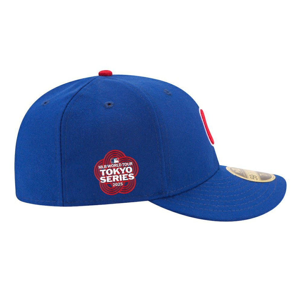 Chicago Cubs New Era 2025 MLB World Tour: Tokyo Series Side Patch Low Profile 59FIFTY Fitted Hat | MLB Outlet