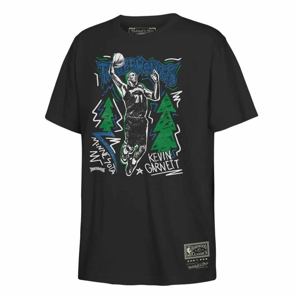 Kevin Garnett Minnesota Timberwolves Youth Chalked Up T-Shirt Outlet