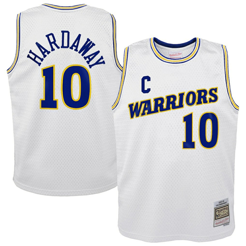 Tim Hardaway Golden State Warriors Youth 1990-91 Hardwood Classics Swingman Throwback Home Jersey sale Discount