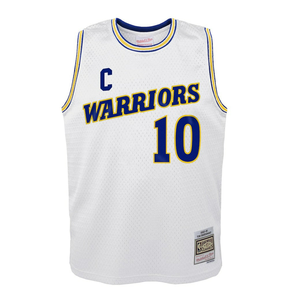 Tim Hardaway Golden State Warriors Youth 1990-91 Hardwood Classics Swingman Throwback Home Jersey sale Discount