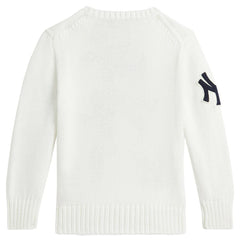 Yankees Polo Ralph Lauren Preschool  Bear Pullover Sweater | MLB For sale