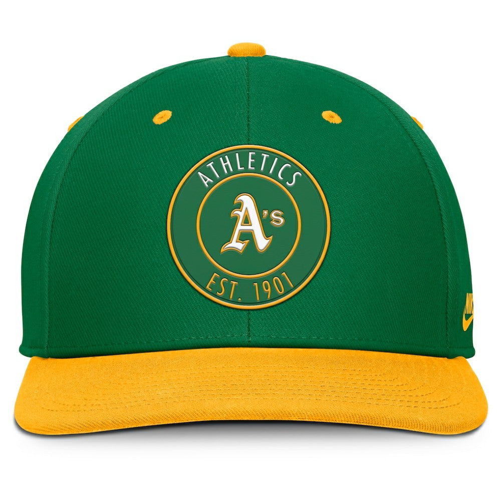 Athletics Nike Cooperstown Collection Pro Dri-FIT Snapback Hat | MLB Discount