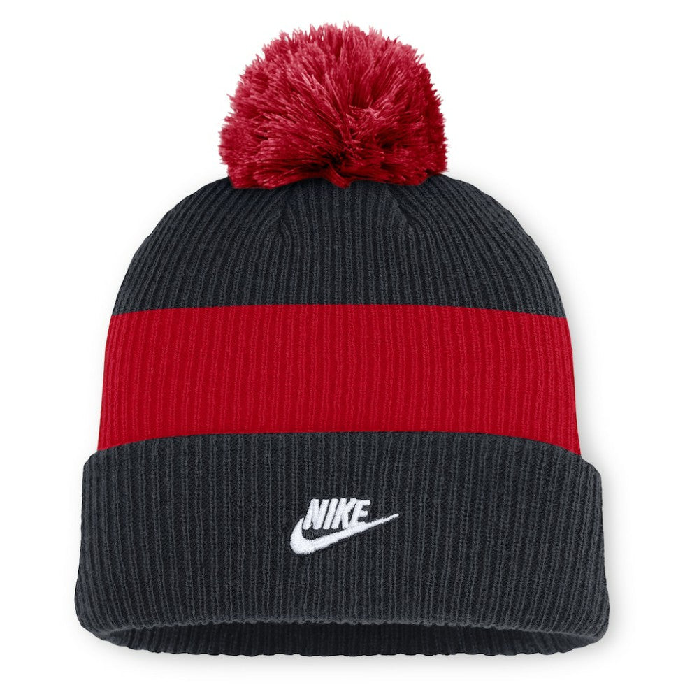 Boston Red Sox Nike Cooperstown Collection Peak Standard Cuffed Knit Hat with Pom | MLB Online