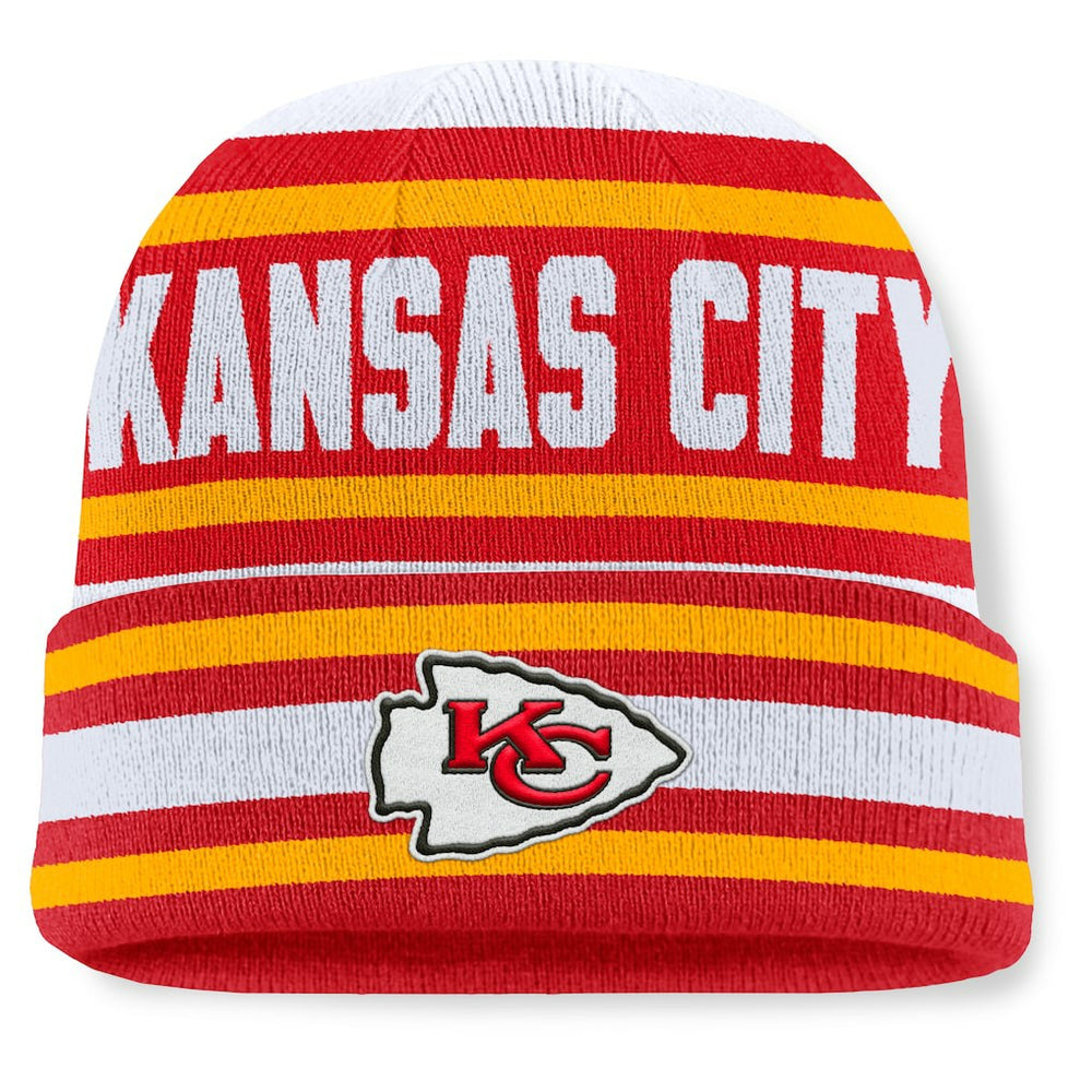 Kansas City Chiefs Fanatics Center Cuffed Knit Hat