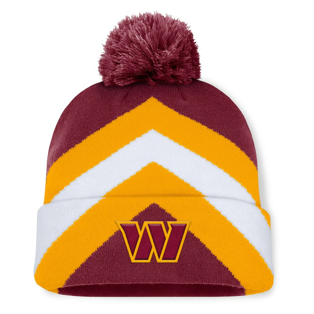Washington Commanders Fanatics Women's Cornerback Cuffed Knit Hat with Pom