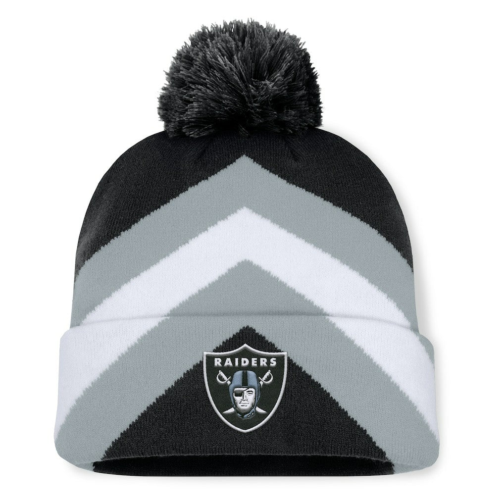 Las Vegas Raiders Fanatics Women's Cornerback Cuffed Knit Hat with Pom