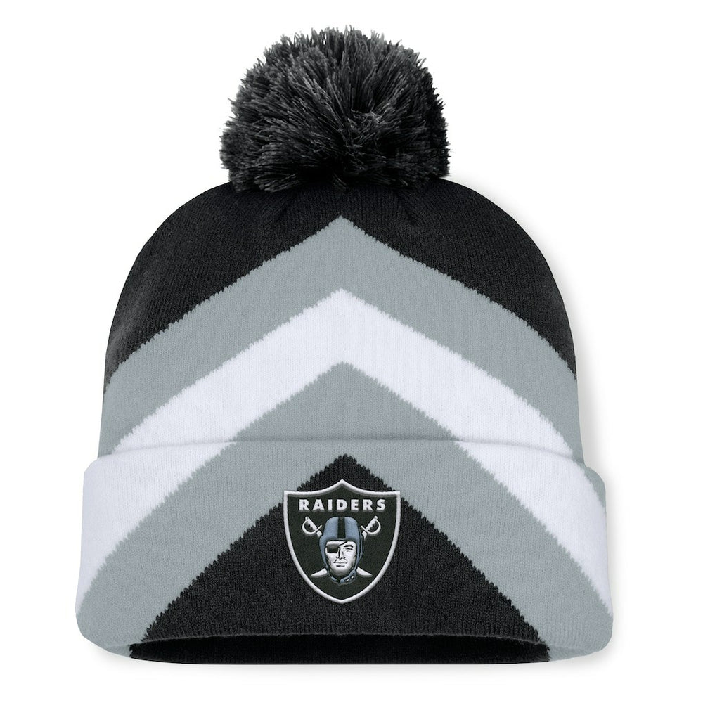 Las Vegas Raiders Fanatics Women's Cornerback Cuffed Knit Hat with Pom