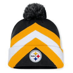 Pittsburgh Steelers Fanatics Women's Cornerback Cuffed Knit Hat with Pom