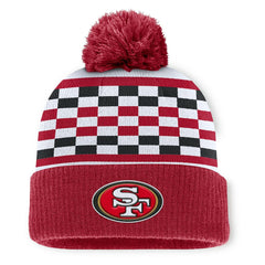 San Francisco 49ers Fanatics Women's End Zone Cuffed Knit Hat with Pom