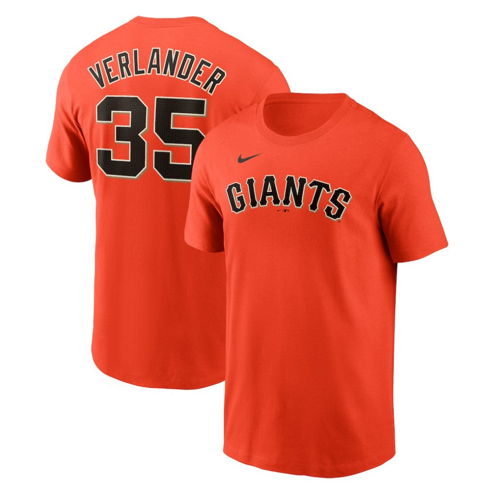Justin Verlander San Francisco Giants Nike Fuse Name & Number T-Shirt | MLB On Sale