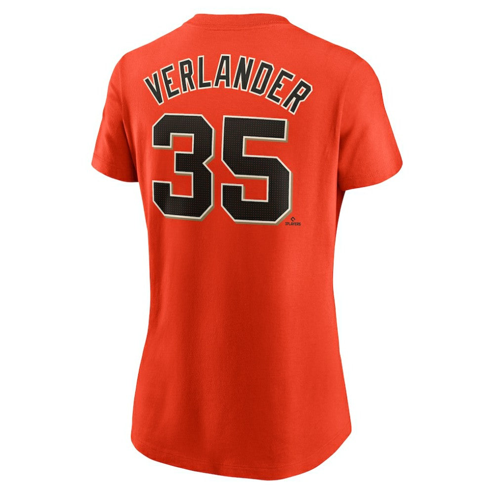 Justin Verlander San Francisco Giants Nike Women's Cooperstown Collection Fuse Name & Number T-Shirt | MLB Outlet