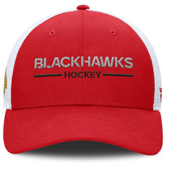 Chicago Blackhawks Fanatics Centennial Adjustable Trucker Hat Discount