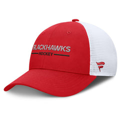 Chicago Blackhawks Fanatics Centennial Adjustable Trucker Hat Discount