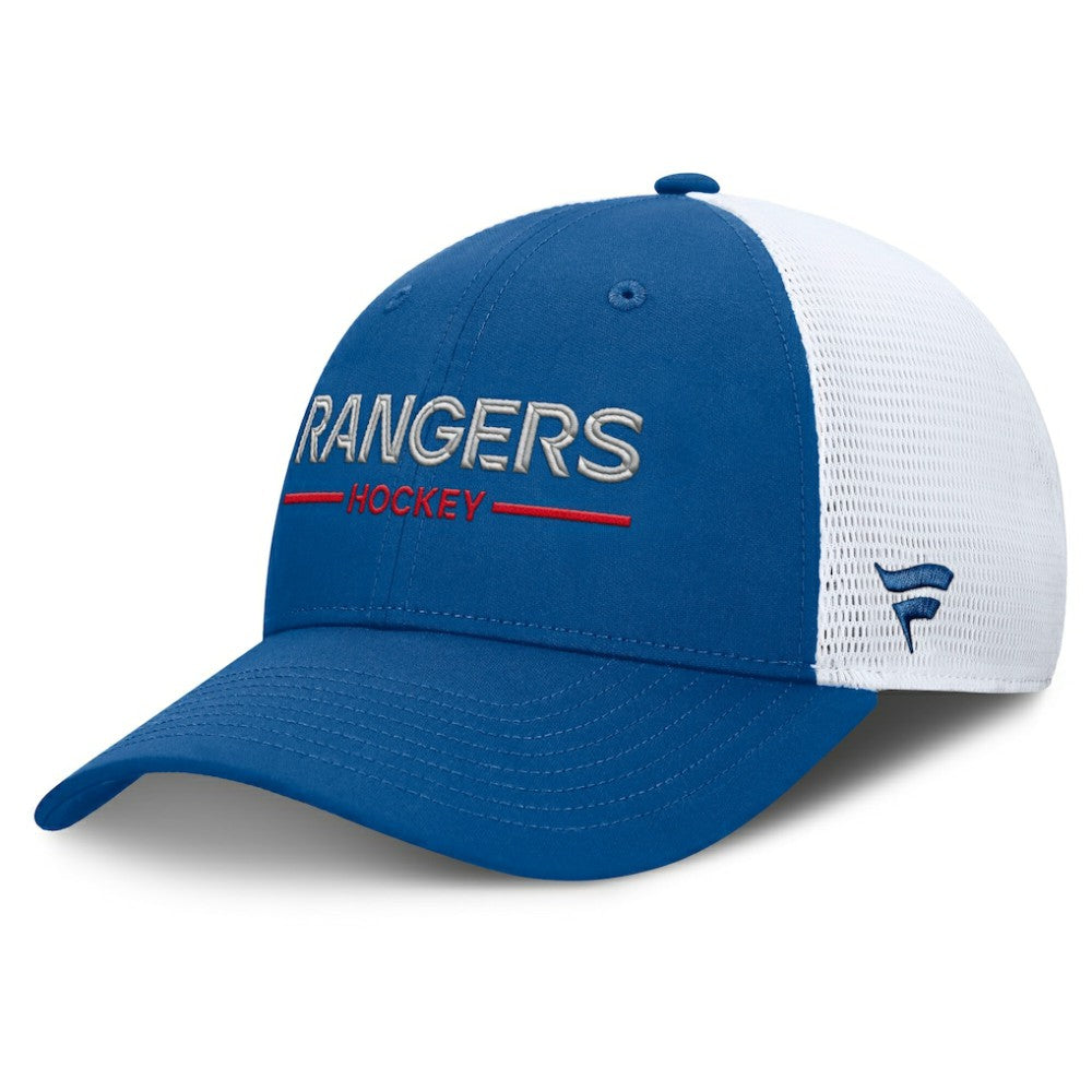 New York Rangers Fanatics Centennial Authentic Pro Structured Trucker Adjustable Hat Outlet