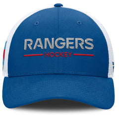 New York Rangers Fanatics Centennial Authentic Pro Structured Trucker Adjustable Hat Outlet