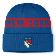 New York Rangers Fanatics Centennial Authentic Pro Cuffed Knit Hat Outlet
