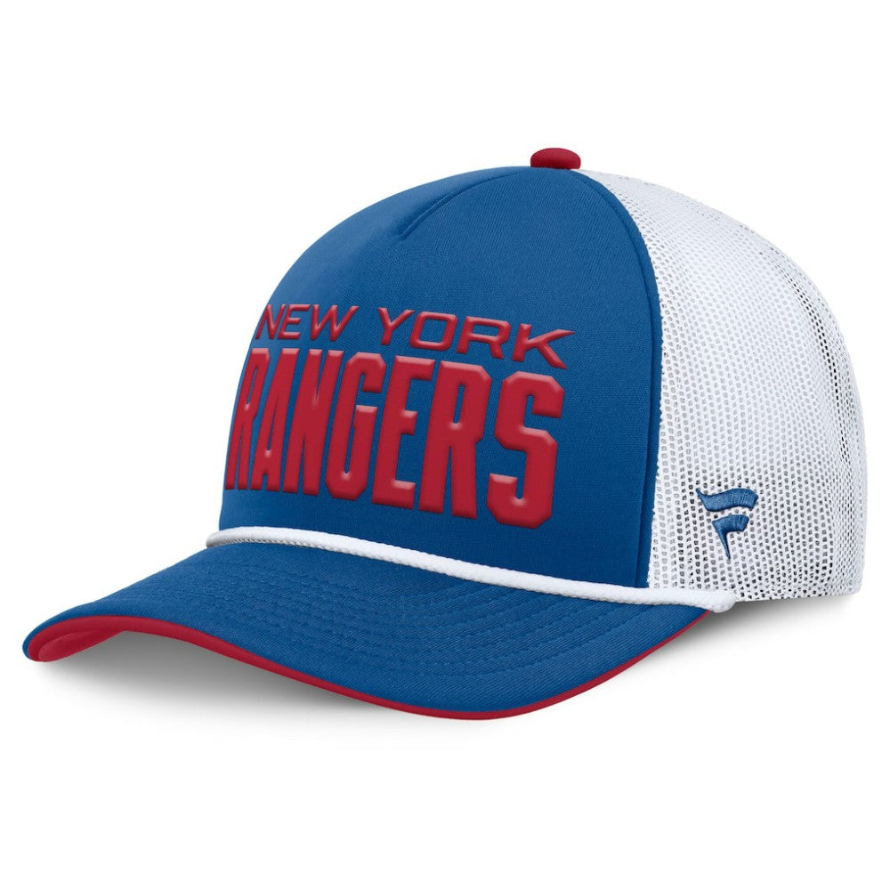 New York Rangers Fanatics Centennial Authentic Pro Foam Front Adjustable Trucker Hat Outlet