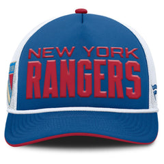 New York Rangers Fanatics Centennial Authentic Pro Foam Front Adjustable Trucker Hat Outlet