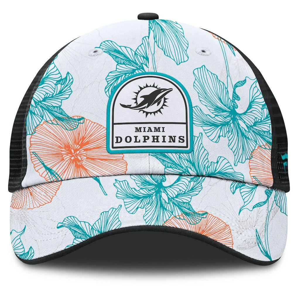 Miami Dolphins Fanatics Tropical Adjustable Trucker Hat