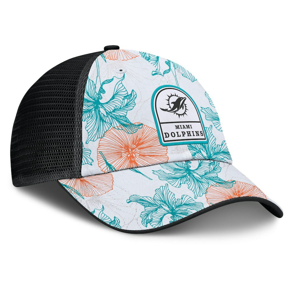 Miami Dolphins Fanatics Tropical Adjustable Trucker Hat