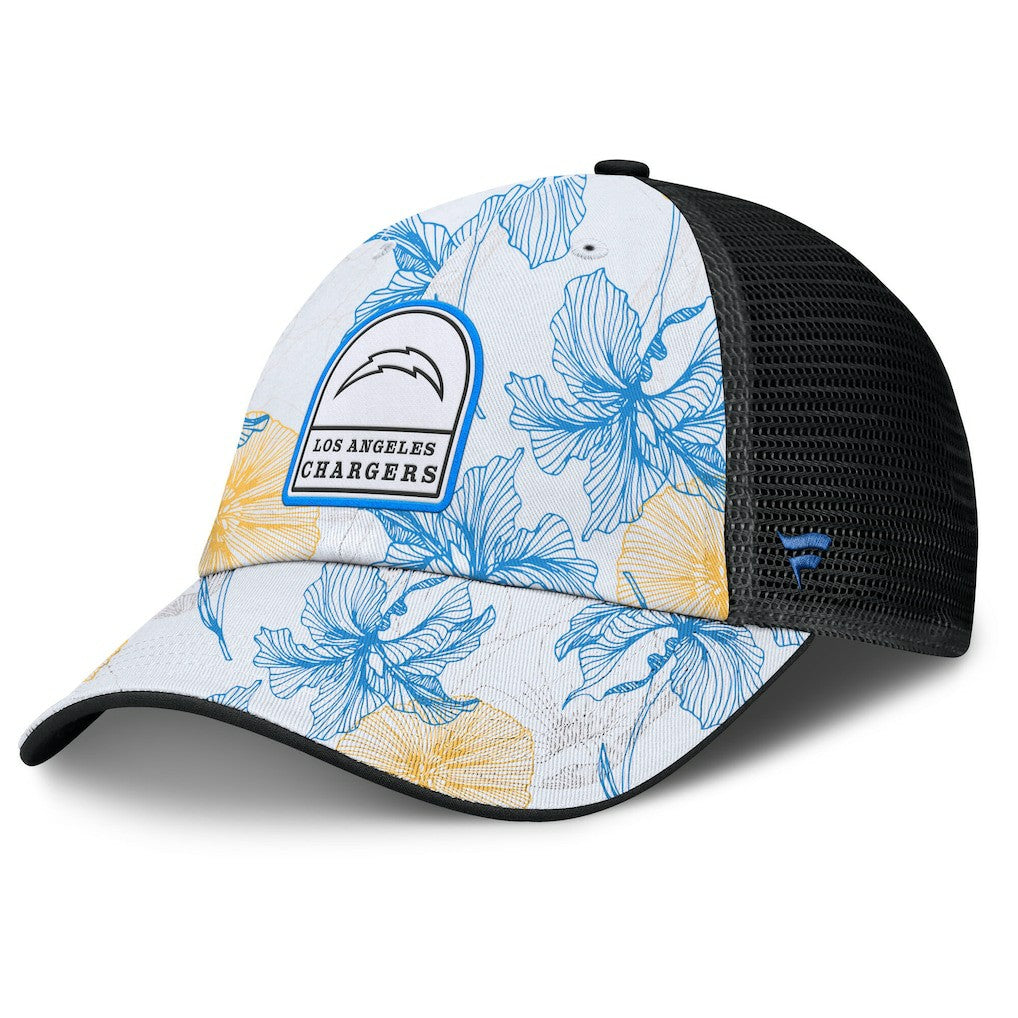 Los Angeles Chargers Fanatics Tropical Adjustable Trucker Hat