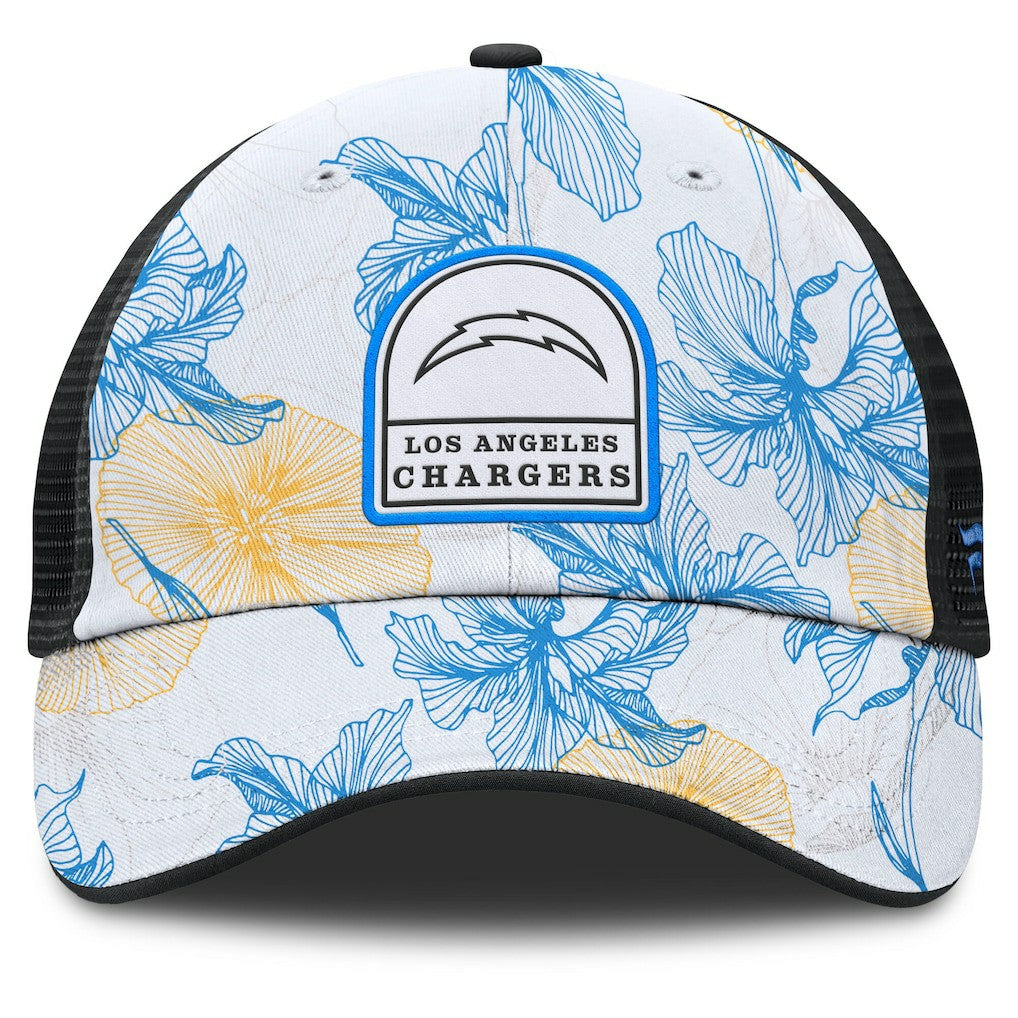 Los Angeles Chargers Fanatics Tropical Adjustable Trucker Hat