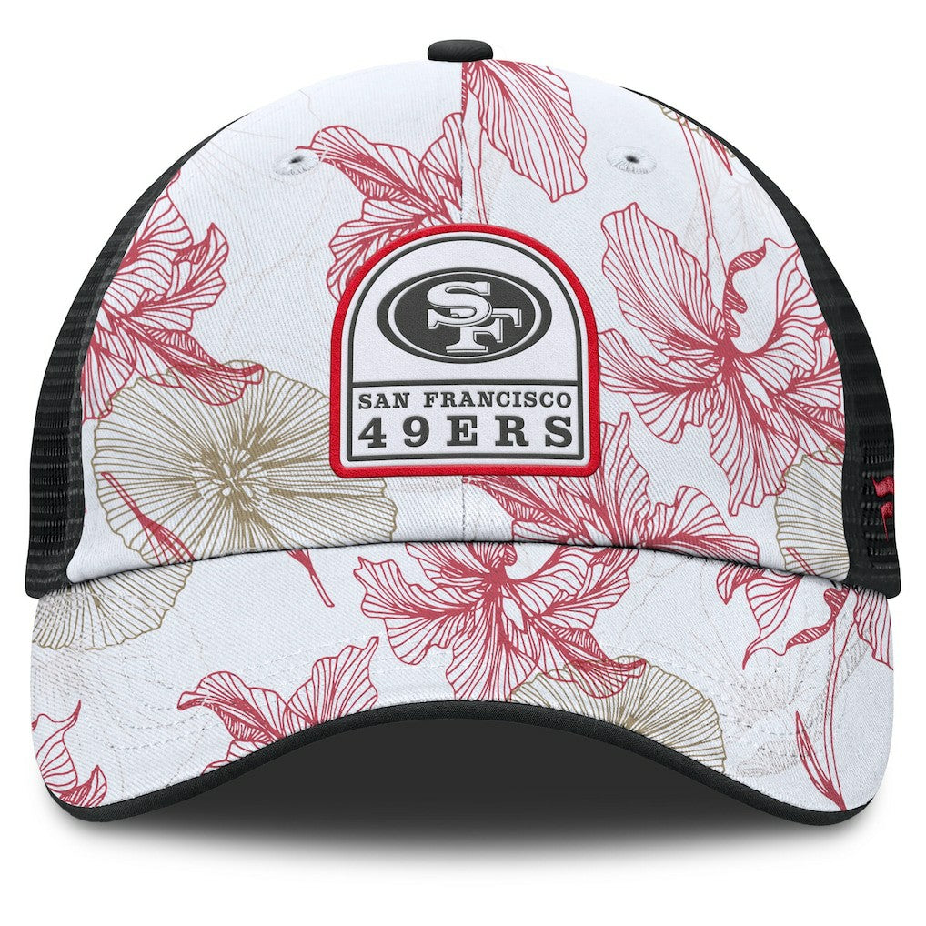 San Francisco 49ers Fanatics Tropical Adjustable Trucker Hat